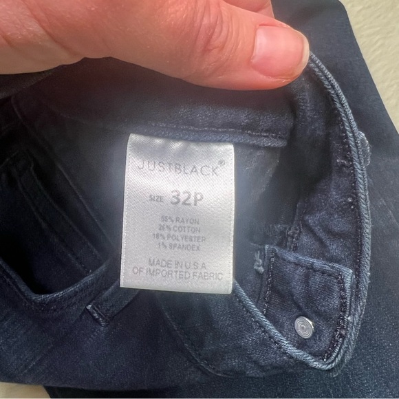 Just Black dark wash‎ flare stretch jeans - Picture 3 of 5